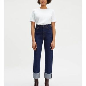 Levi’s Ribcage Straight Selvedge Jeans